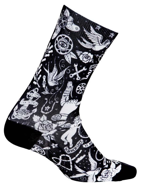 Velo Tattoo Cycling Socks - Cycology Clothing UK