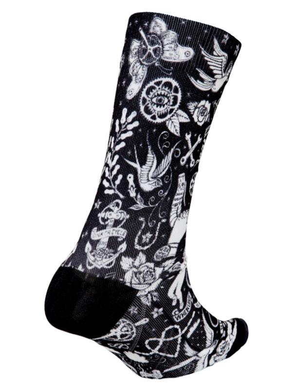 Velo Tattoo Cycling Socks - Cycology Clothing UK