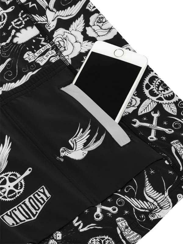 Velo Tattoo Lightweight Long Sleeve Summer Jersey - Cycology Clothing UK