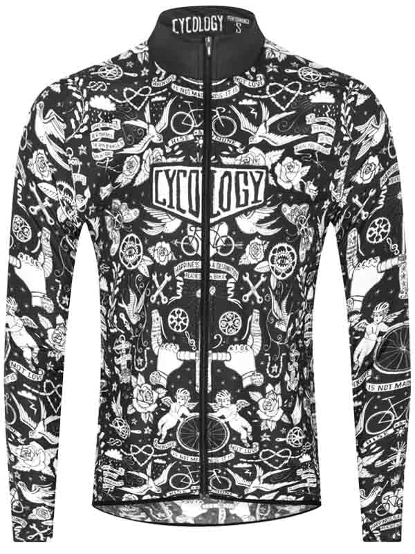 Velo Tattoo Lightweight Windproof Cycling Jacket - Cycology Clothing UK