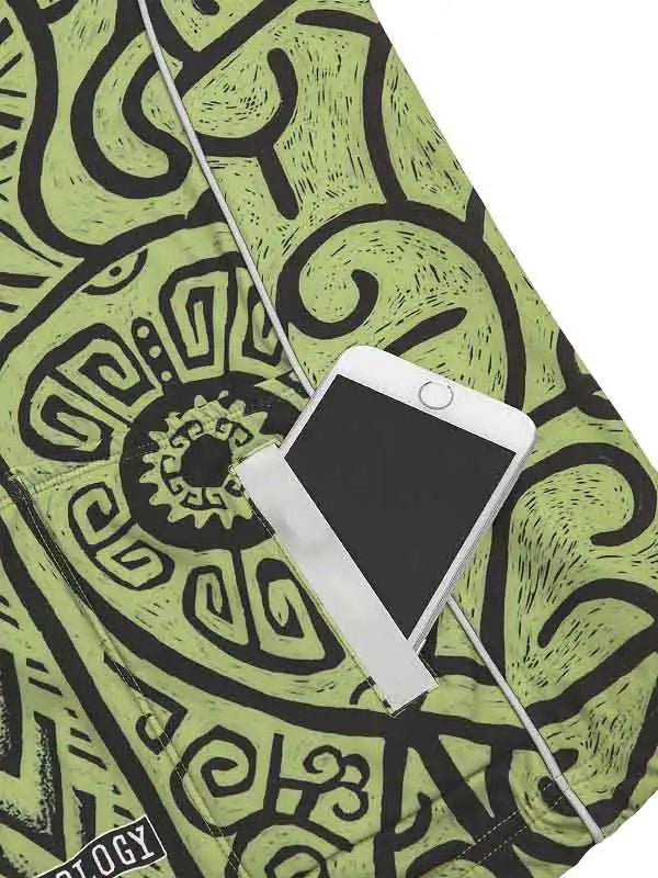 Zanzibar Green Men's Long Sleeve Jersey - Cycology Clothing UK